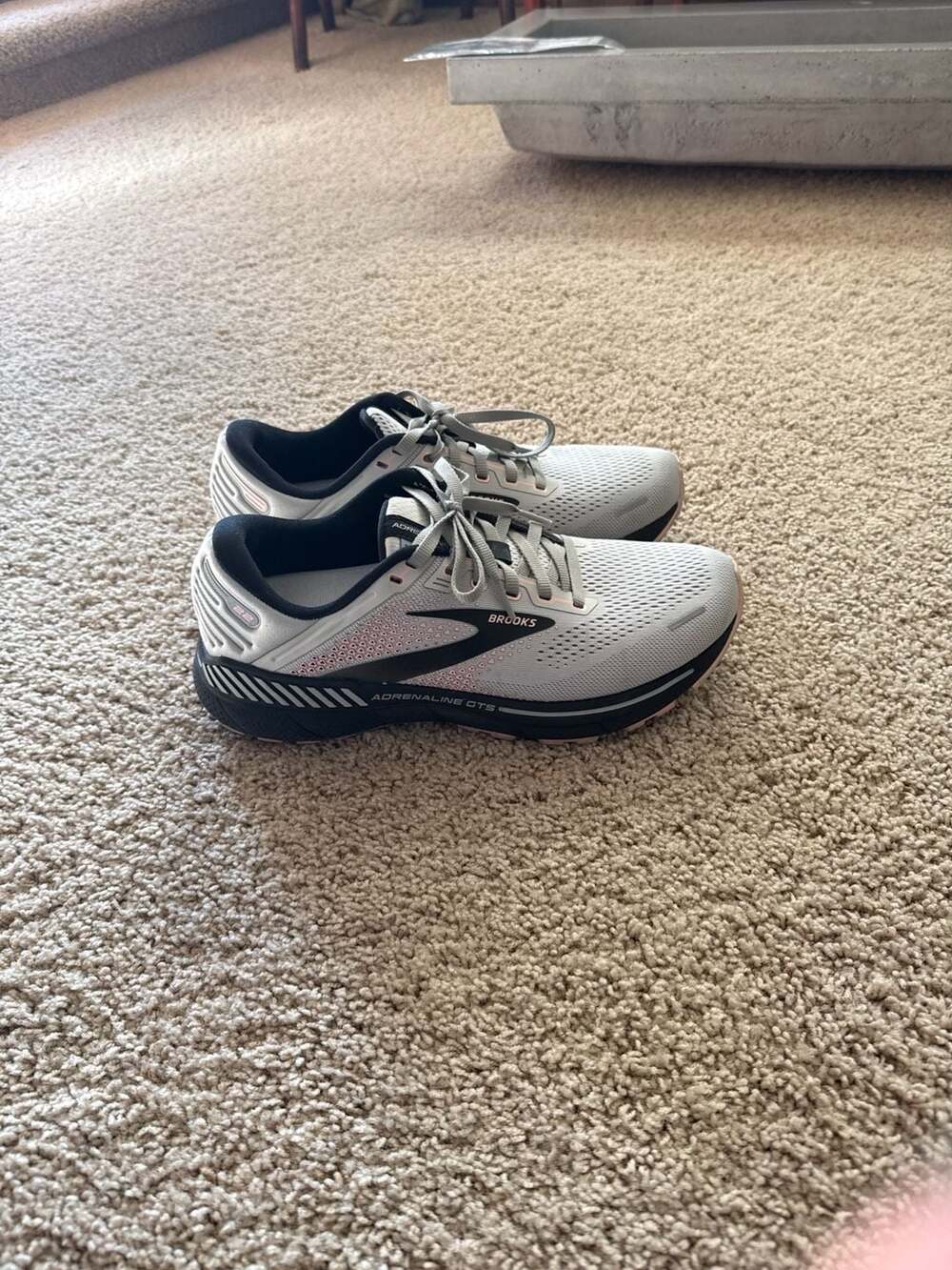 Brooks Adrenaline GTS 22 Women's Running Shoes - Grey/Rose/Black